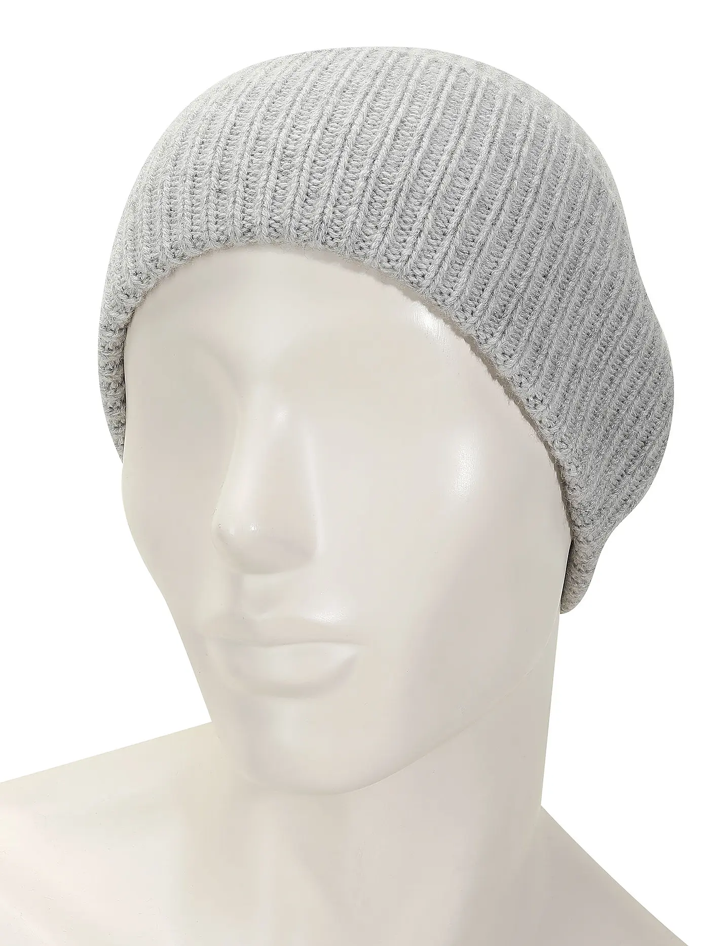 DAVIDA | Kaschmirmütze - Haube | grau